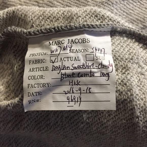 Marc Jacobs Cloudy Raglan Sweatshirt - Picture 7 of 7